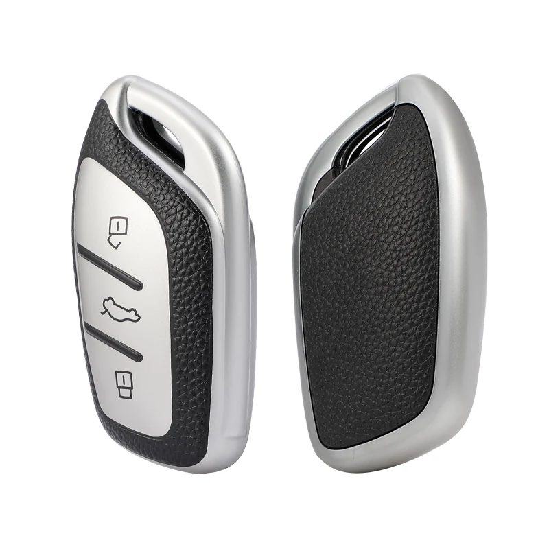

TPU Leather Shell KeyChain Holder for Roewe RX3 RX8 ERX5 RX5 I6 I5 MG4 MG5 MG6 MG ZS EV HS EHS ZX GT Car Key Cover Case Keyring