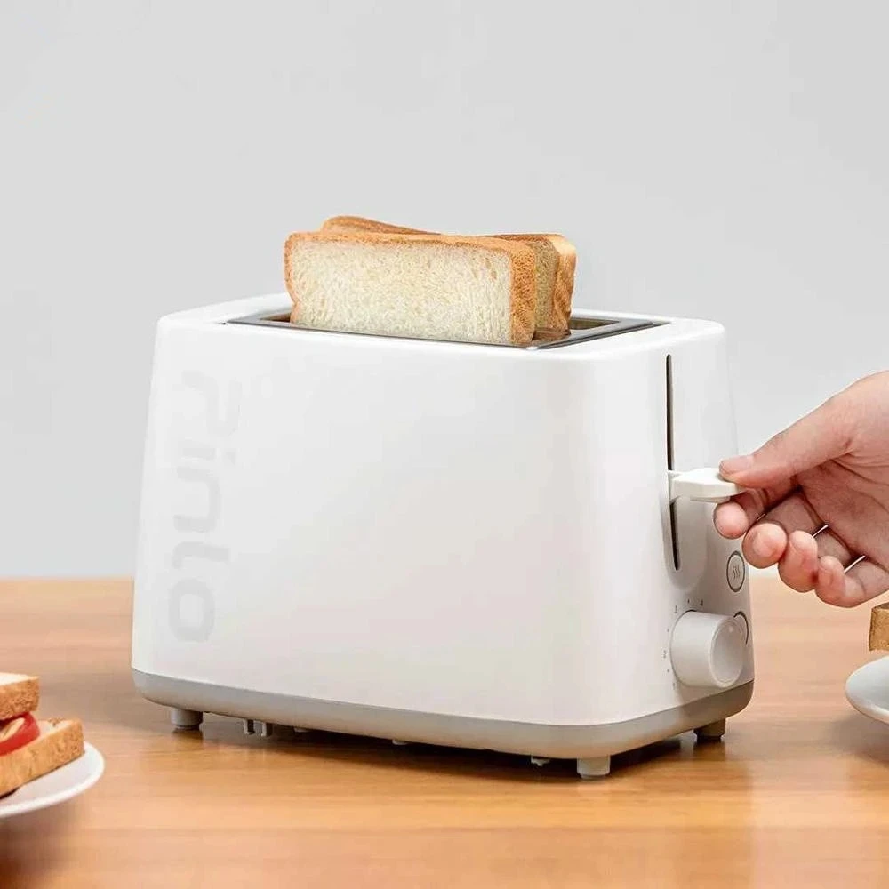 

PL-T050W1H Automatic Pop-Up Bread Toaster 220V Home Breakfast Machine 2 Slices Stainless Steel Toaster Oven Bread Baking Cooking