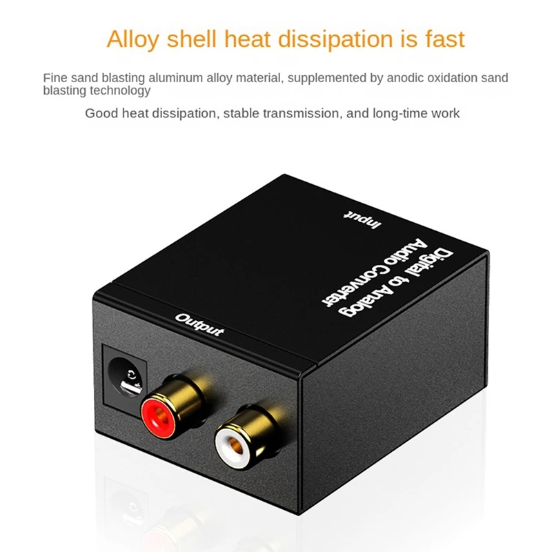 Цифровой в аналоговый коаксиальный Оптический Кабель Toslink RCA стерео аудио