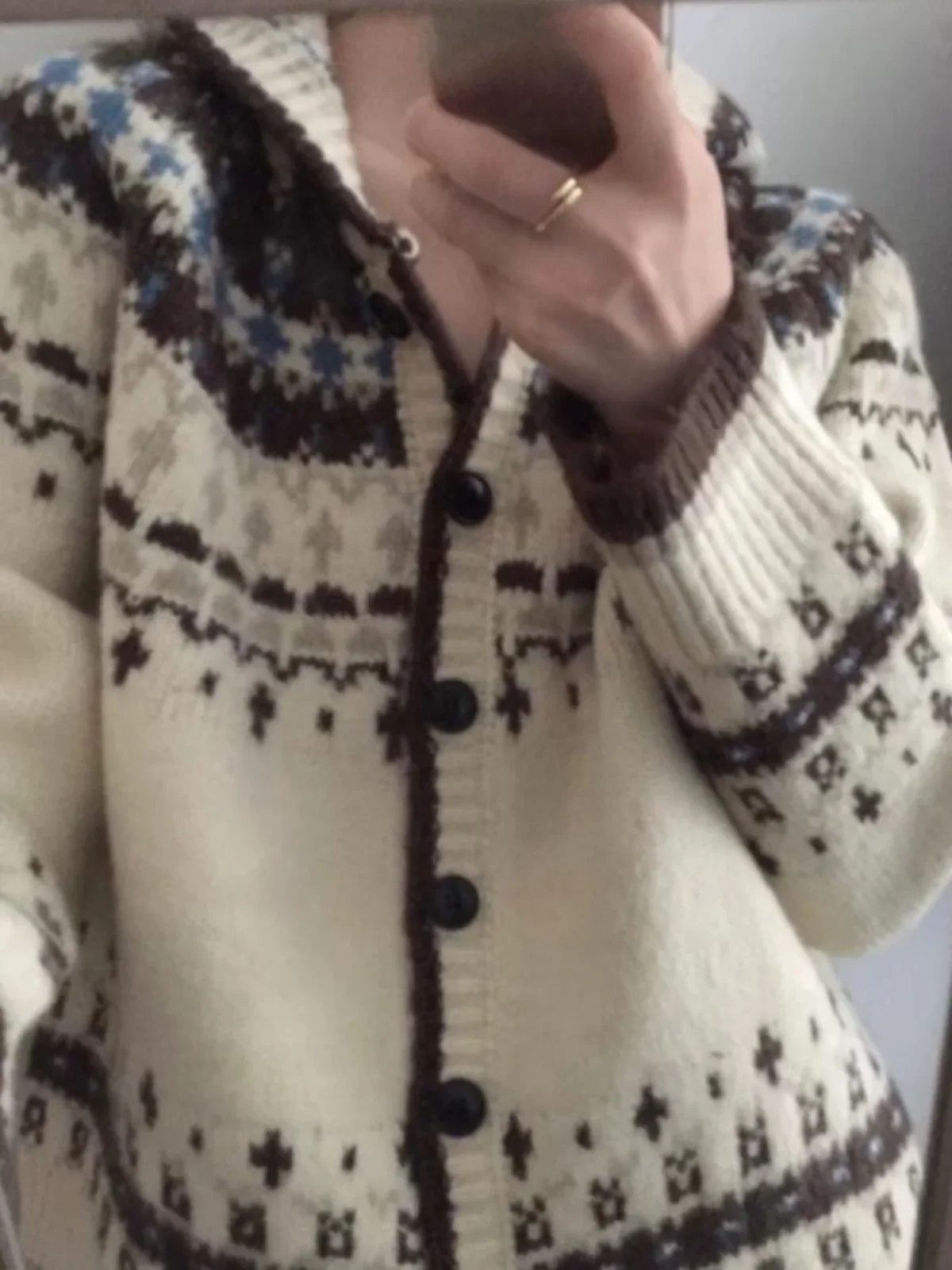 Свитер Idle Sle верхняя одежда женский осенне-зимний свободный однобортный дизайн