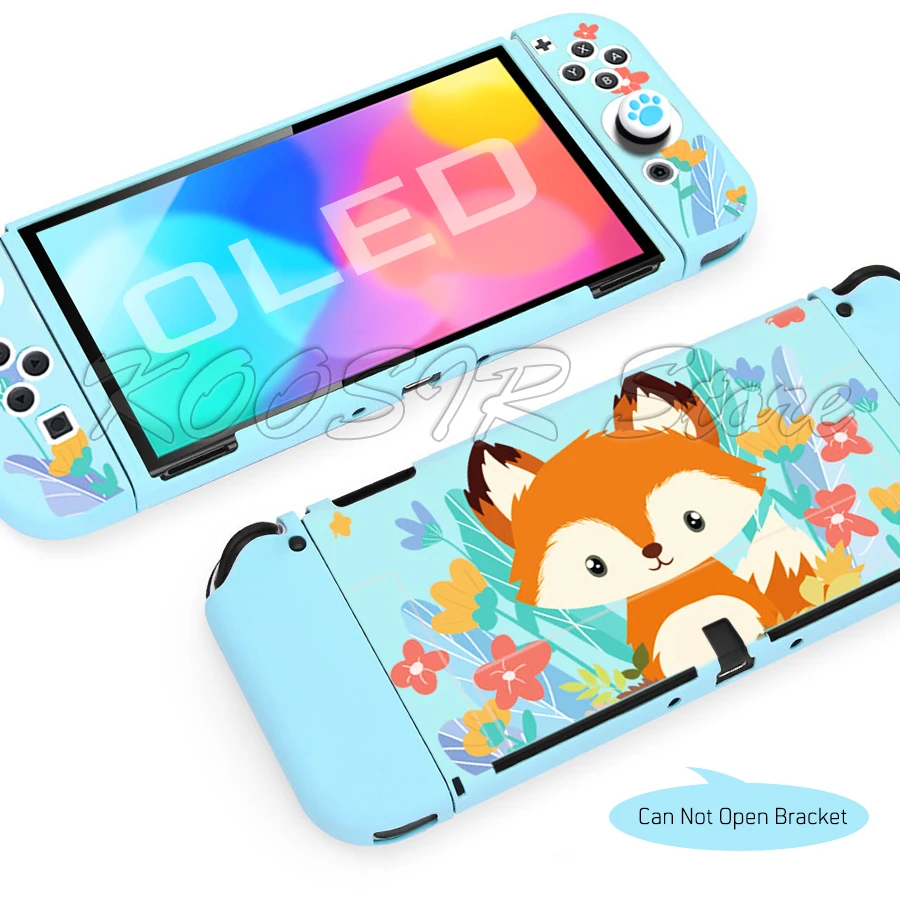 Нескользящий милый мягкий чехол с героями мультфильмов для Nintendo Switch OLED SWITCHOLED Kawaii