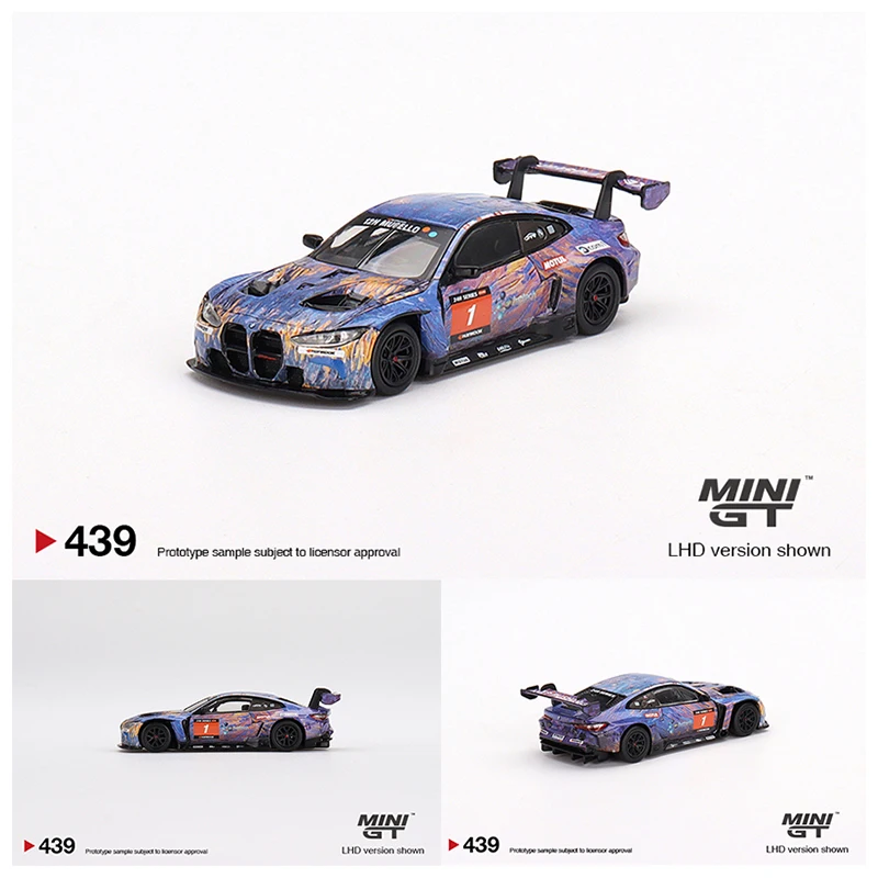 Мини GT 1:64 M4 GT3 #1 ST Racing 2022 12H Mugello Winner коллекция моделей автомобилей из сплава