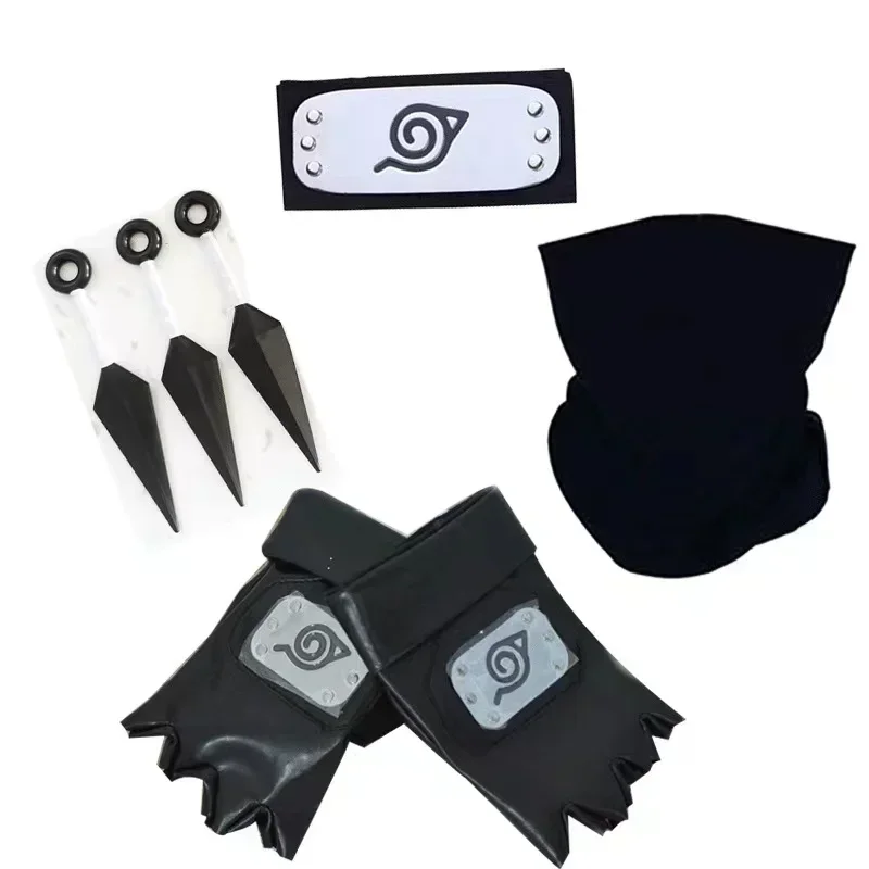 Фото Аниме Наруто Костюмы Аксессуары для косплея Оружие Ниндзя Сумка Kunai Shuriken Опора Акацуки Какаши Фигурка Подарочный костюм №3