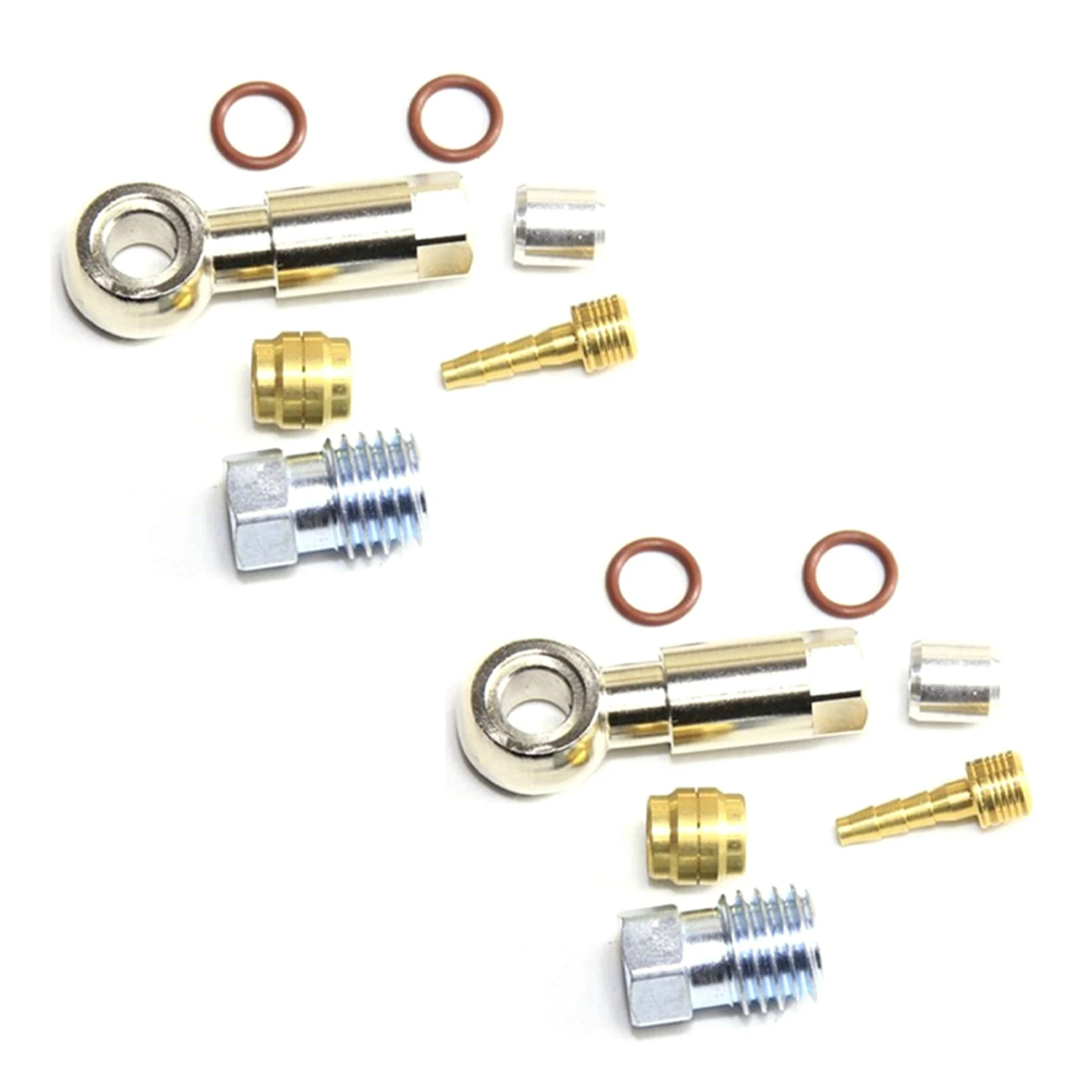 

2 Set Durable Brake Hose Component For Magura MT4 MT5 MT6 MT8 Oil Brake Bicycle Hydraulic Brake Hose Connector
