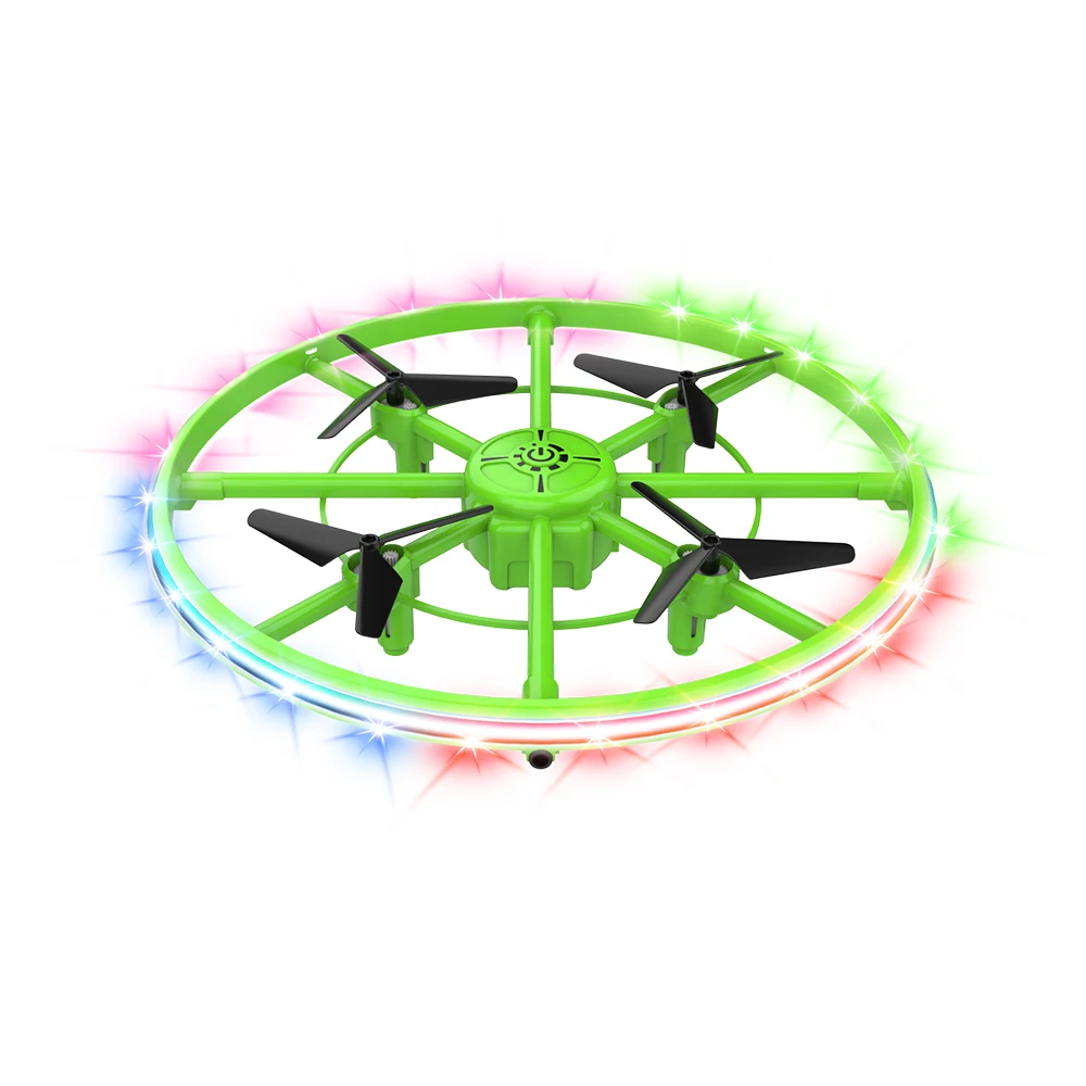 Drone Intelligent Glare UFO Aircraft Fixed Height Obstacle Avoidance Anti-fall Anticollision Remote Control Aircraft Outdoor Toy enlarge