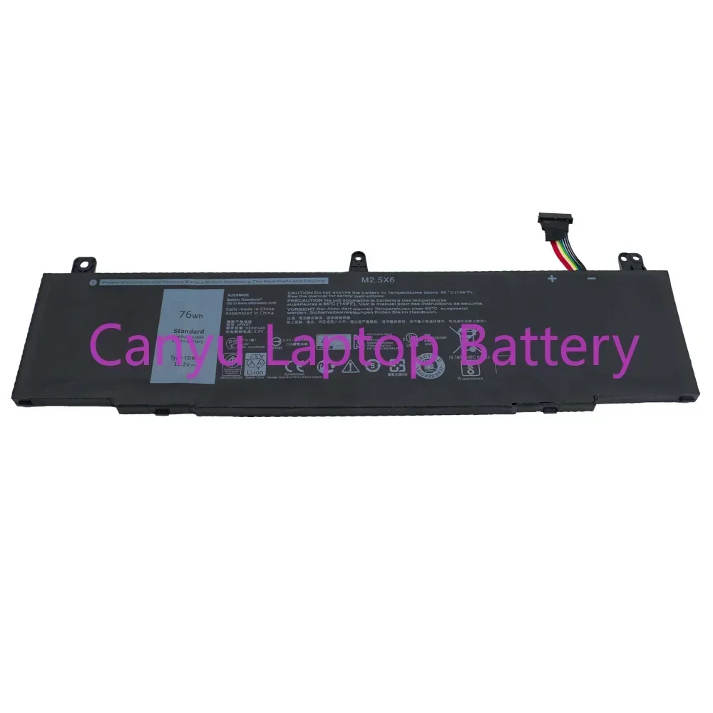 TDW5P для Alienware 13 R3 ALW13C-1738 2508 2718 2738 2838 JFWX7 04RRR3 0V9XD7 4RRR3 P81G P81G001 15 2 В 76 Втч аккумулятор