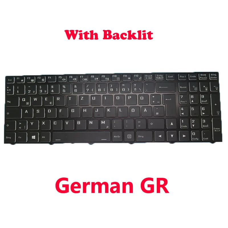 Английская американская Французская клавиатура с подсветкой для CLEVO NP70HH NP70HJ NP70HK