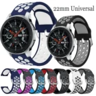 Ремешок силиконовый для Huawei Watch 3Watch 3 pro GT2 46 мм GT2 Pro GT 2e, Воздухопроницаемый браслет для Samsung Galaxy Watch 3 45 мм, 22 мм