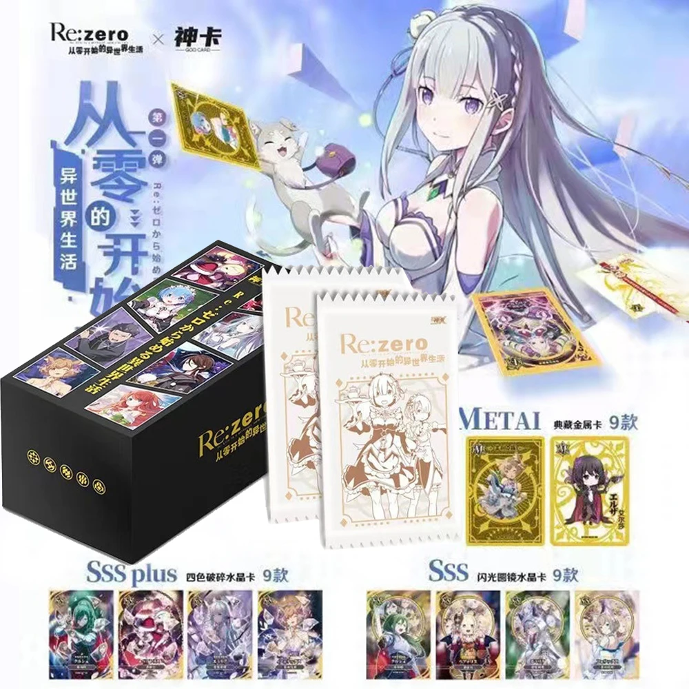 

Re: ZERO -Starting Life In Another World Collection Cards Game Anime Cards Table Board Toys for Family Children Christmas Gift