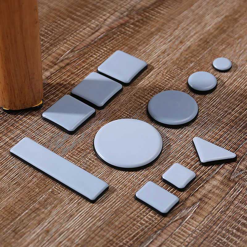 

4PCS Square Anti Scratch Floor Protection Pad Furniture Sofa Easy To Move To Help Slip Pad Table Chair Leg Foot Glide Pad