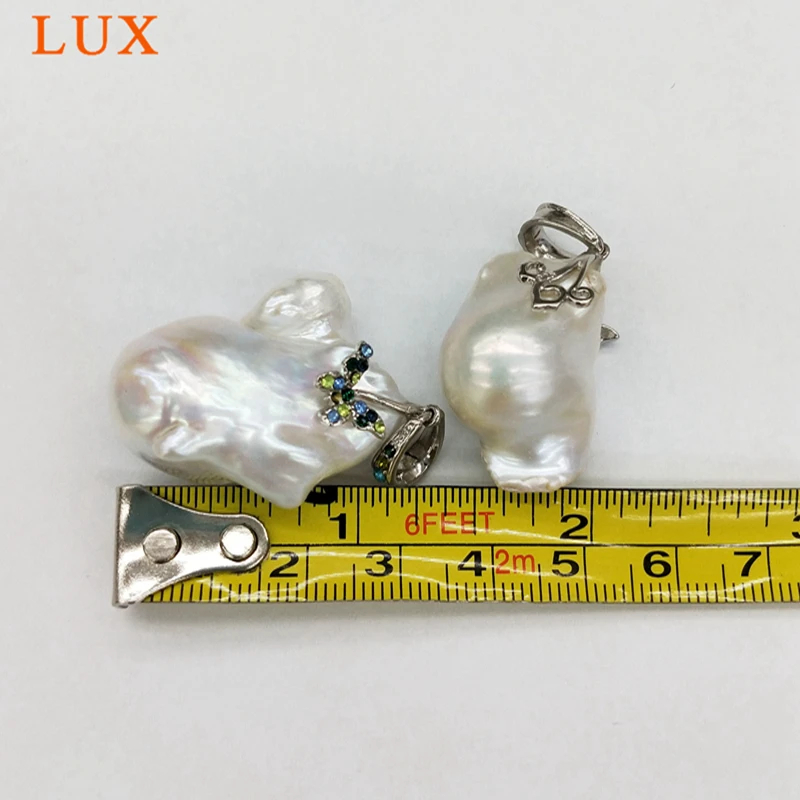 Большой натуральный пресноводный жемчуг для изготовления ожерелья подвеска из