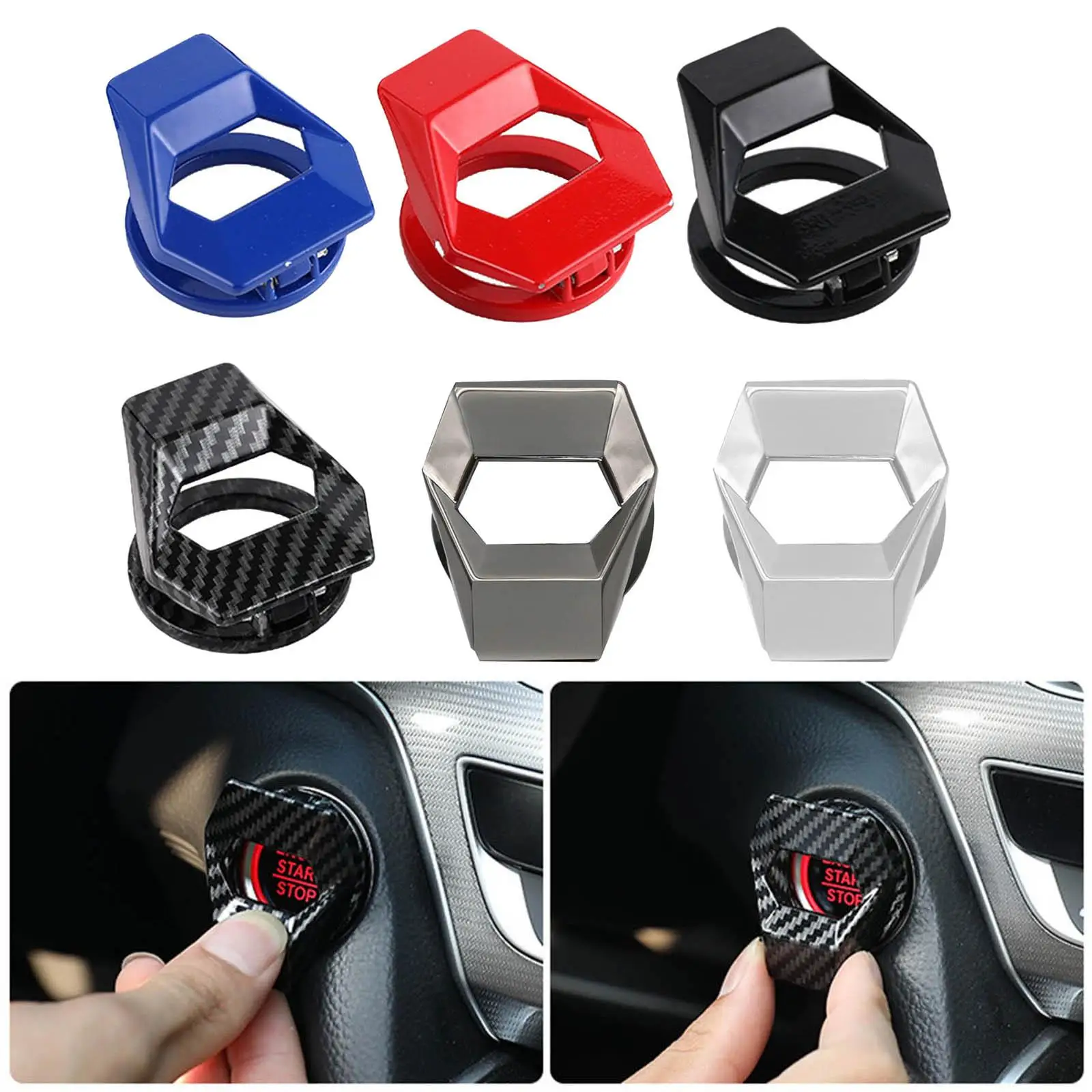 Крышка кнопки запуска и остановки двигателя автомобиля высокопроизводительные