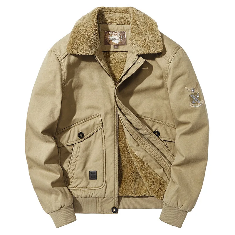 Multi-pocket Casual Coats High Quality Male Cotton Winter Down Jackets Fit Warm Parkas Size 5xl