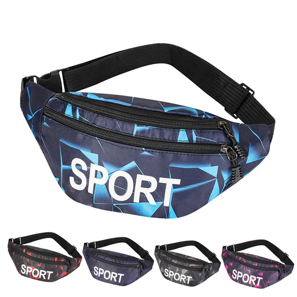 

Fast Drop Shipping Outdoor Sports Fanny Pack Teenager Running Cycling Waist Bag Pack Shoulder Belt Bag Travel Phone Pouch Bags