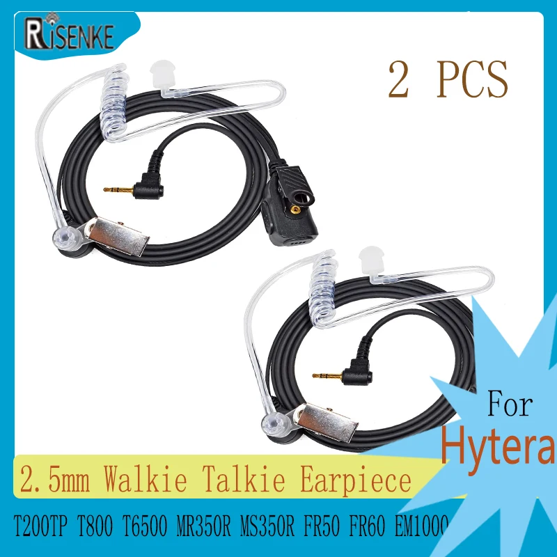 2.5mm Walkie Talkie Earpiece Headset for Motorola T200 T200TP T260 T402 T460 T465 T600 T800 T6500 MR350R MS350R FR50 FR60 EM1000