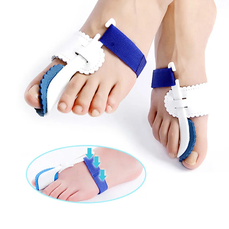 

1 Pair Toes Aligner Toe Separators Foot Thumb Orthosis Support Toes Corrector Bunions Repair Care Tool Hallux Valgus Corrector