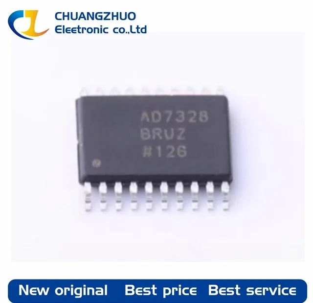 

1 шт. новый оригинальный Φ AD7328BRUZ AD7328 12 бит 12 В ~ 16,5 в 1 МГц
