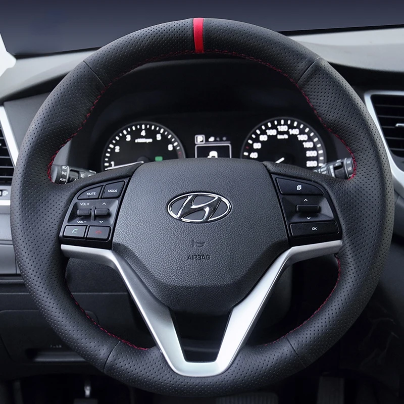 

Чехол на руль для Hyundai TUCSON ix35 SANTAFE Verna ELANTRA MISTRA