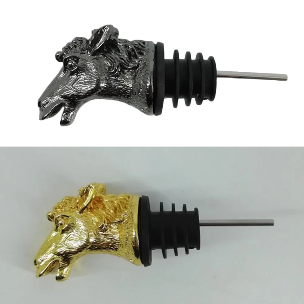Модная наливная головка лошади пробка для бутылки животного креативный аэратор