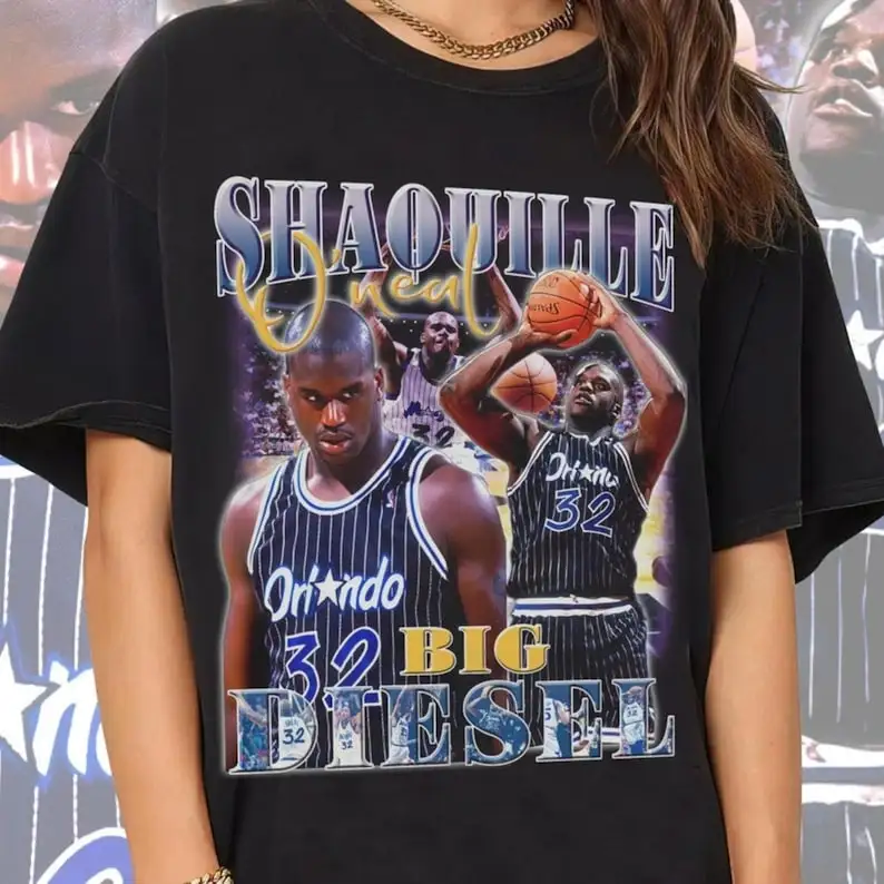 Shaquille O'Neal O Neal Unisex Style for Fans T-shirt Crew Sweatshirt and Hooded Vintage Homage Thicthinhichthoi