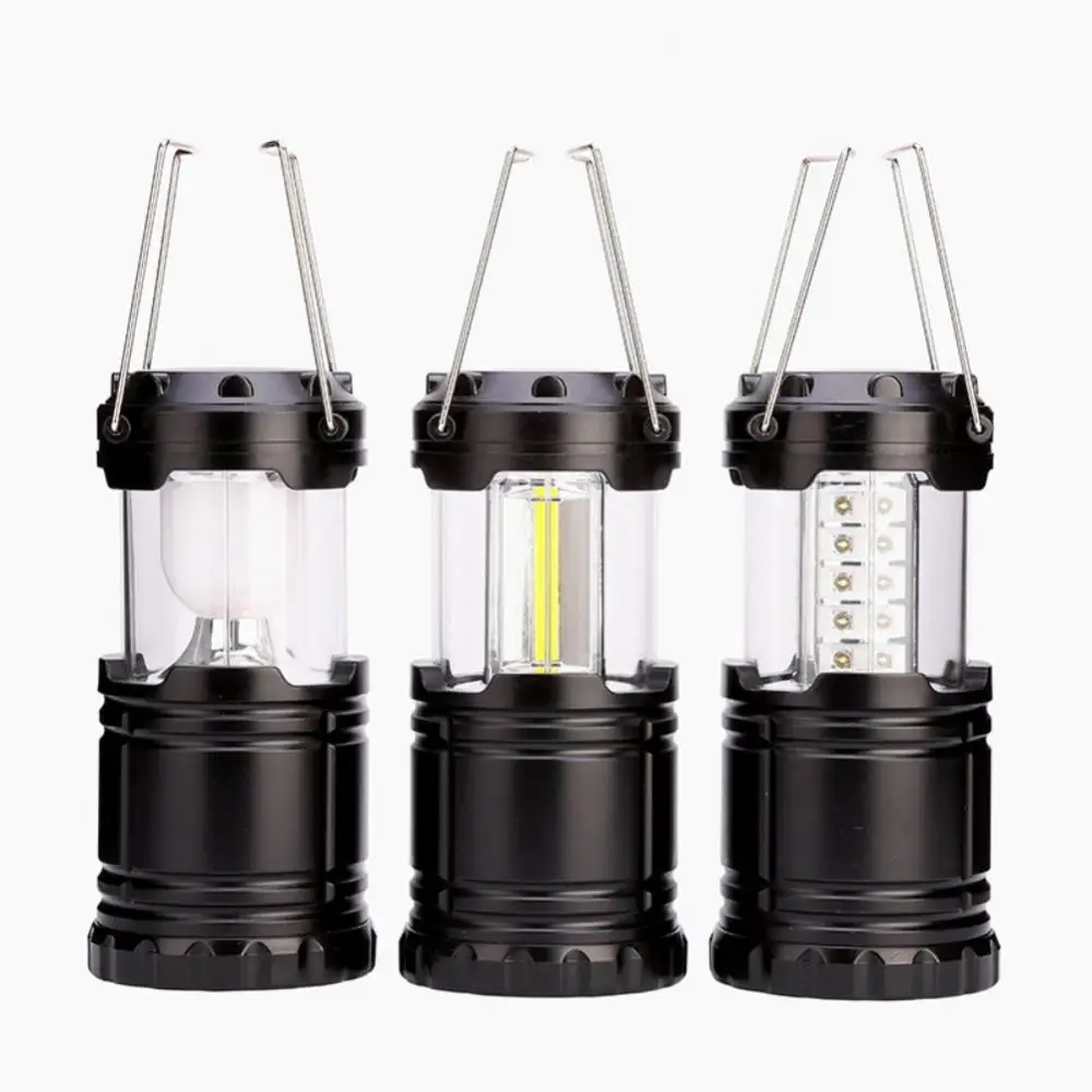

Portable Tent Light Waterproof Battery Camping Lamp Plastic Cage Lantern Ambience Lamp Light Fishing Light Hook Design Lead