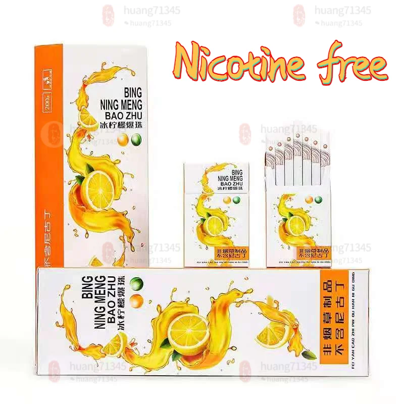 

2022 new The latest popular non-nicotine substitute for smoking cessation ice lemon pop beads Chinese specialty