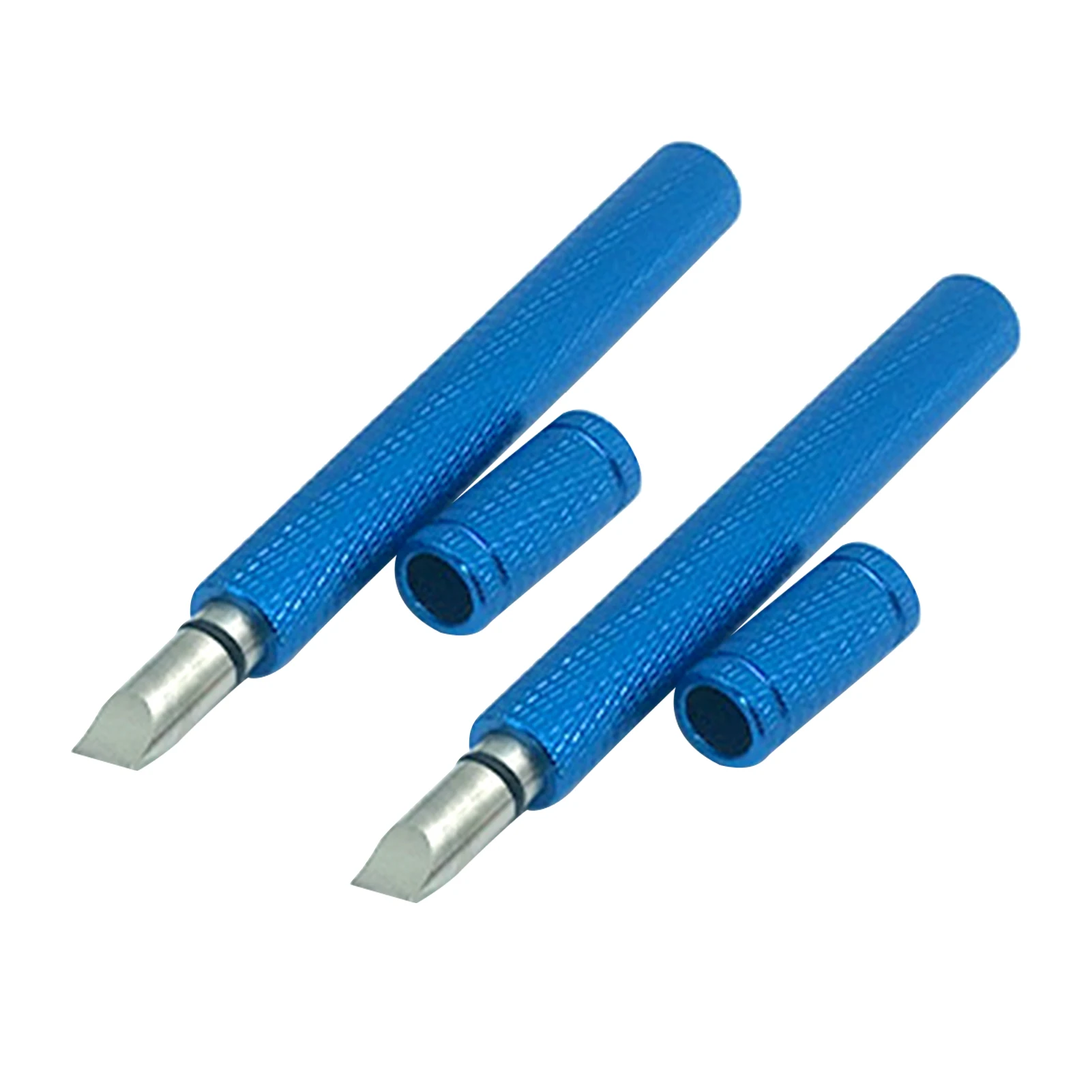 

2pcs Groove Sharpening Tool Wear Resistance Golf Club Anti Slip V Shape Safety Convenient Portable Optimal Backspin Professional