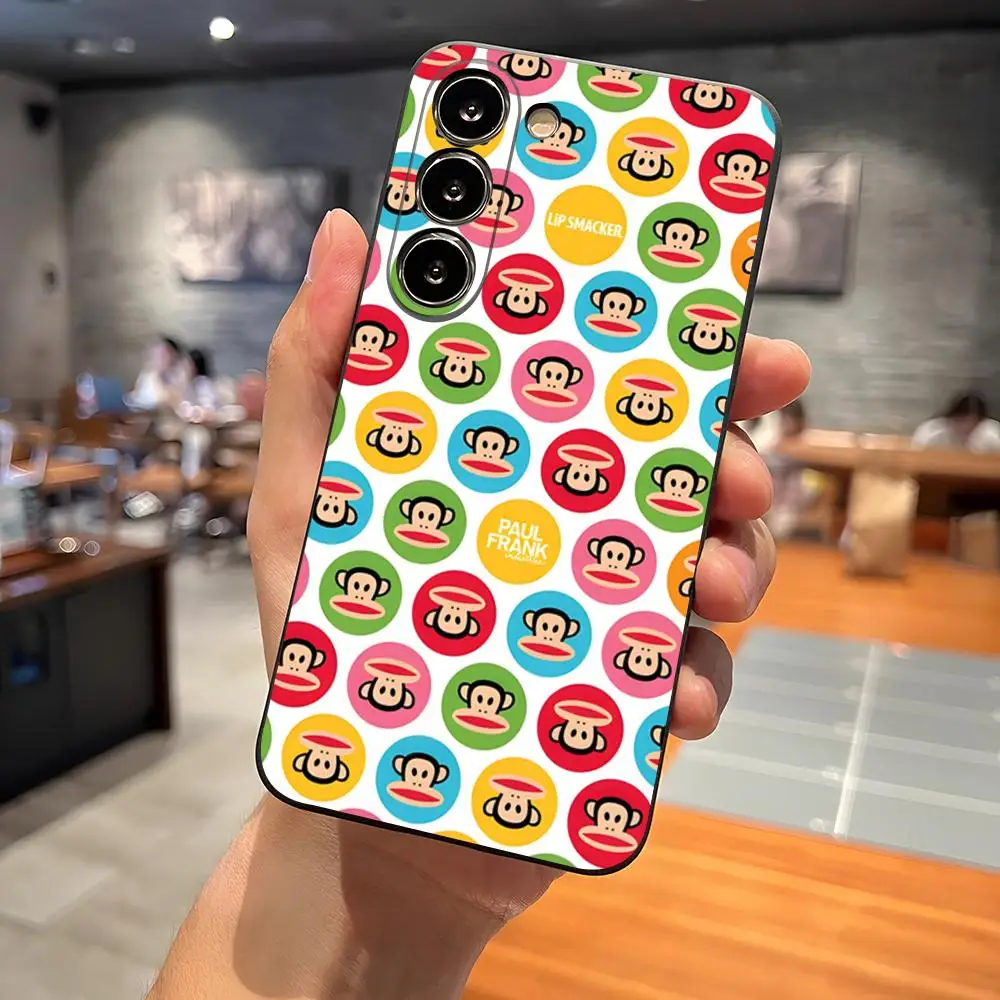 P-Paul F-Frank Phone Case For S23 Samsung S24 Ultra S22 S20 Fe S21 Plus Galaxy A54 A34 A24 A53 Back Cover
