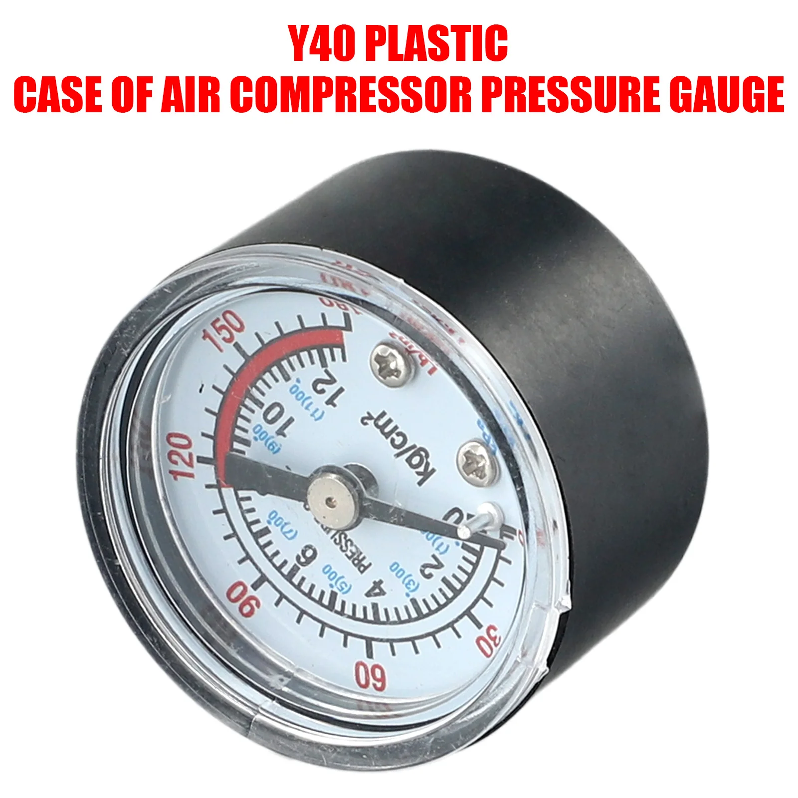 

Bar Air Pressure Gauge Air Compressor Pneumatic Hydraulic Fluid Iron Shell Bar Air Pressure Gauge 0-12Bar / 0-180PSI Compressor