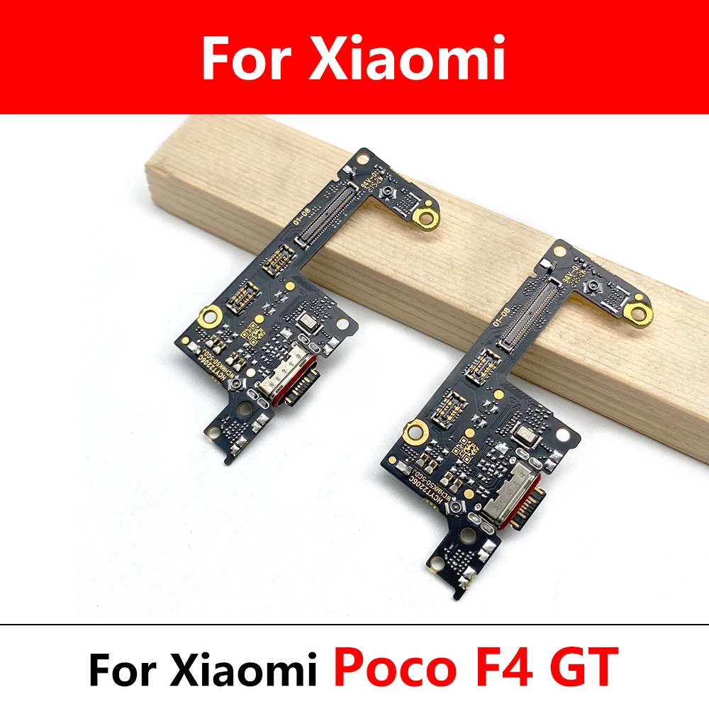 

10 Pcs For Xiaomi Poco F4 GT USB Charging Dock Port Socket Jack Connector Charge Board Flex Cable