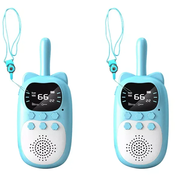 Walkie Talkie Kids Rechargeable 1000mAh Battery Transceiver Children's Wireless Phone Talking Kids Birthday Gifts Boy Girl