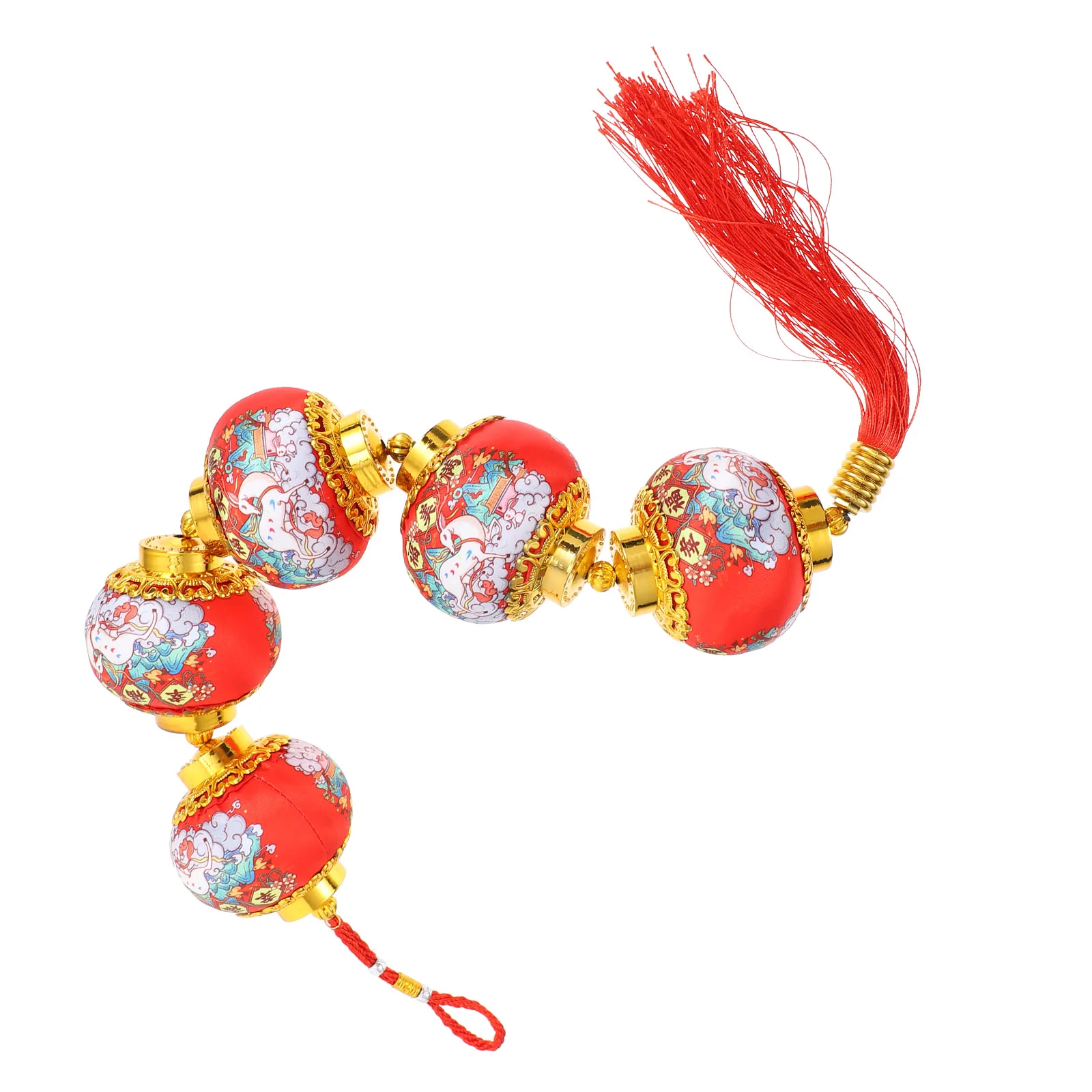 

1Pc Lantern String Ornament Chinese New Year Pendants Festival Decor