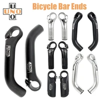 uno mountain bicycle handlebars bar ends 1 pair aluminum alloy auxiliary riding horn rest handlebars mountain bike accessories