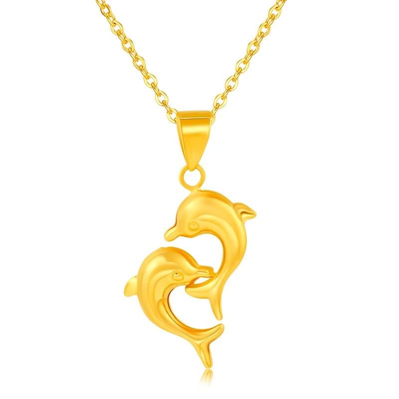 JLZB 24K кулон из чистого золота Real AU 999 Solid Gold Charm красивые модные Classic вечерние Fine Jewelry