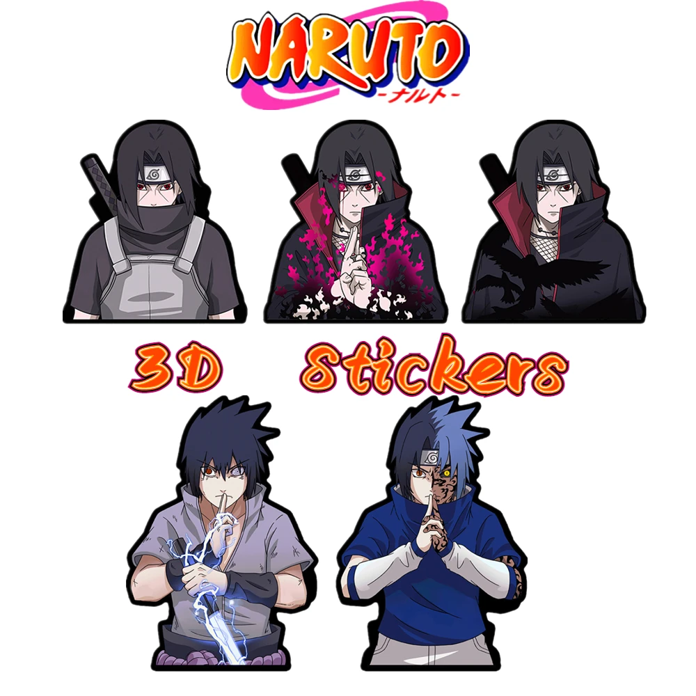 

Наруто, периферийный 3D голографический мини-стикер, 1 шт., стикер для ноутбука, яркий автомобиль, Универсальный водонепроницаемый подарок дл...