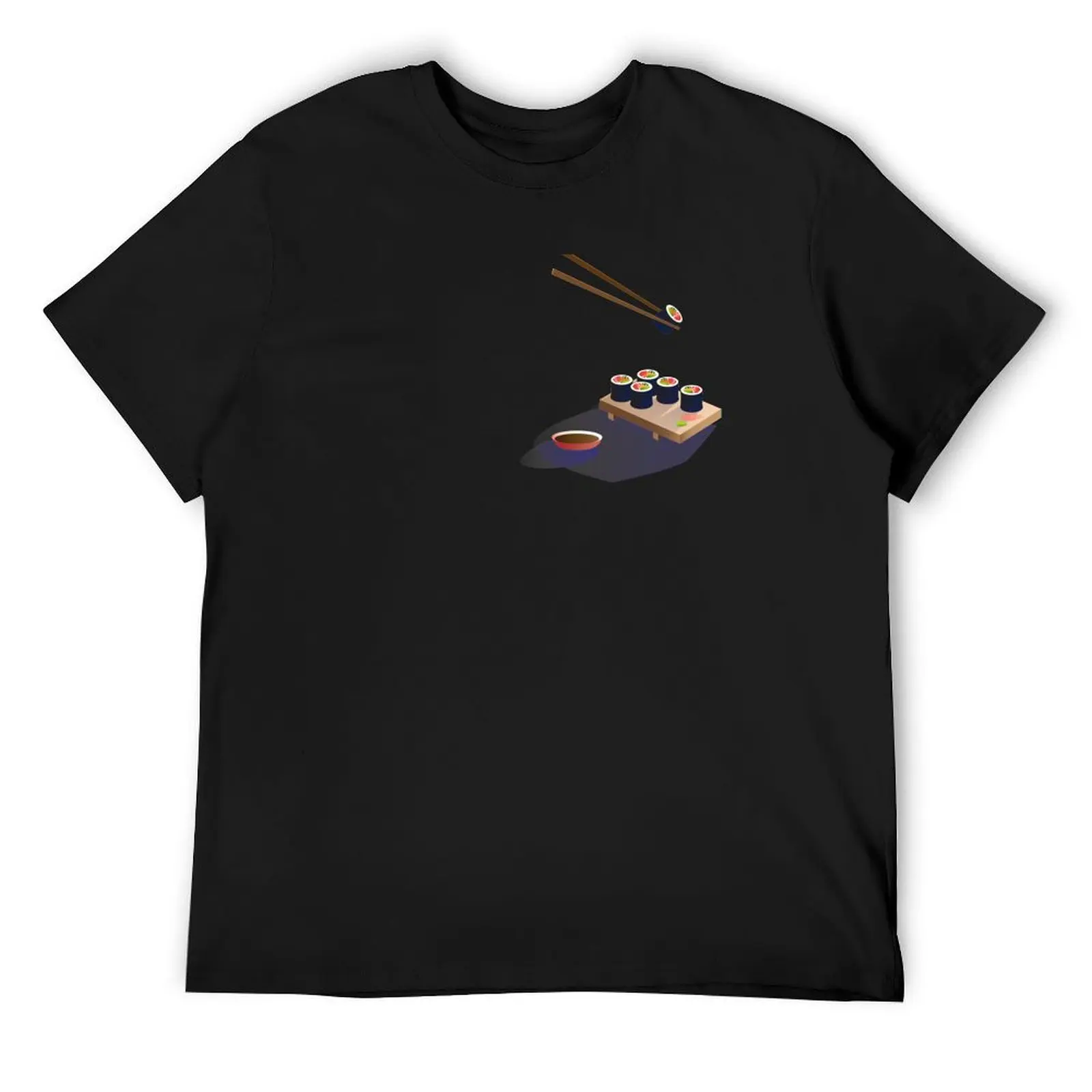Футболка Sushi Plate большие быстросохнущие мужские футболки из хлопка