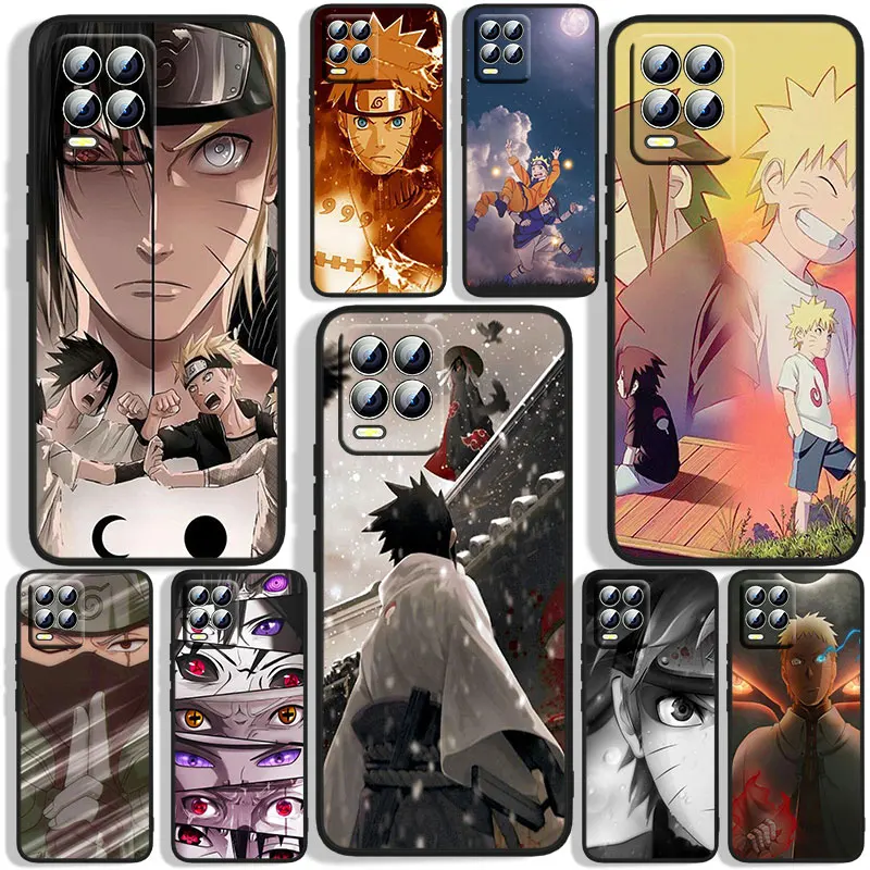

Anti Drop New Japan Anime Naruto Phone Case For OPPO Realme 5 6i 6s 7 7i(Global) 8 8i Pro 5G Realme Narzo 50A 50i Black Silicone
