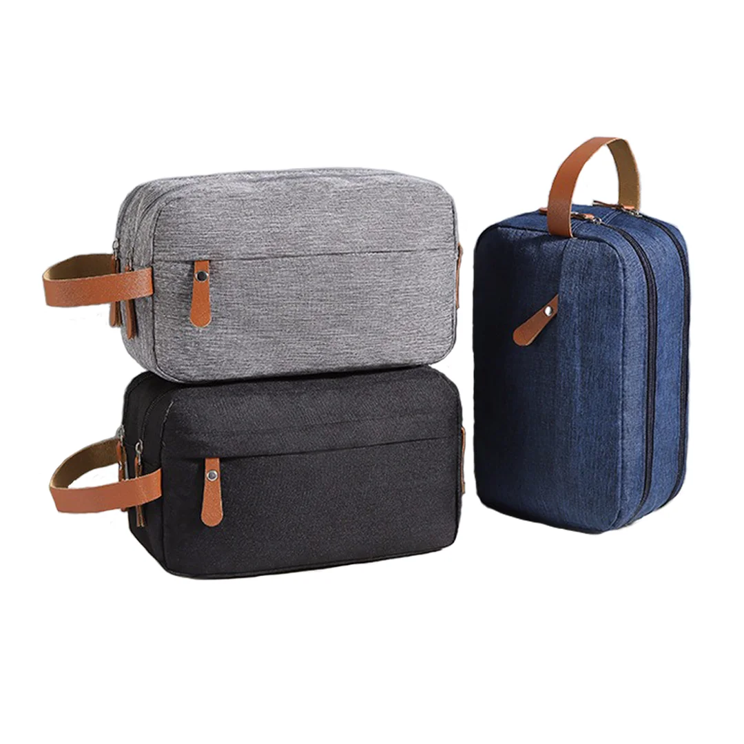 

Travel Toiletry Bag Water-resistant Men Foldable Storage Bags with Handle for Cosmetics Toiletries Brushes Tools Accessories