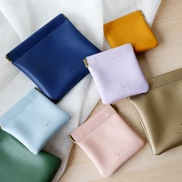 mini pu storage bag sundries lipstick cosmetic makeup organizer wallet pouch handbags for women monedero girls cute supplies