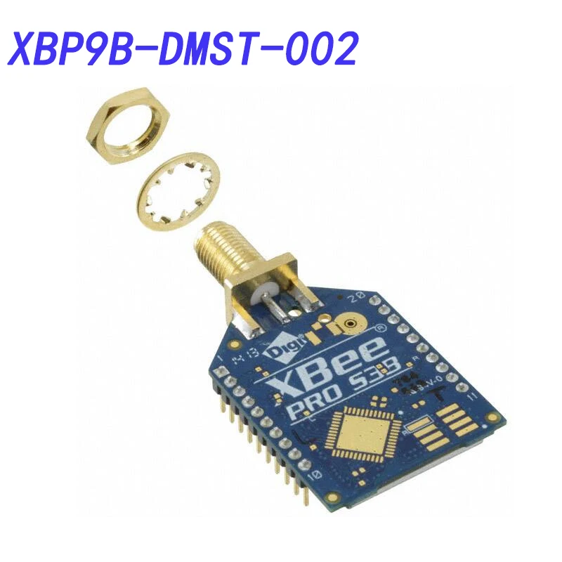 XBP9B-DMST-002 General ISM 1GHz Transceiver Module 900MHz Antenna Not Included, RP-SMA Through Hole