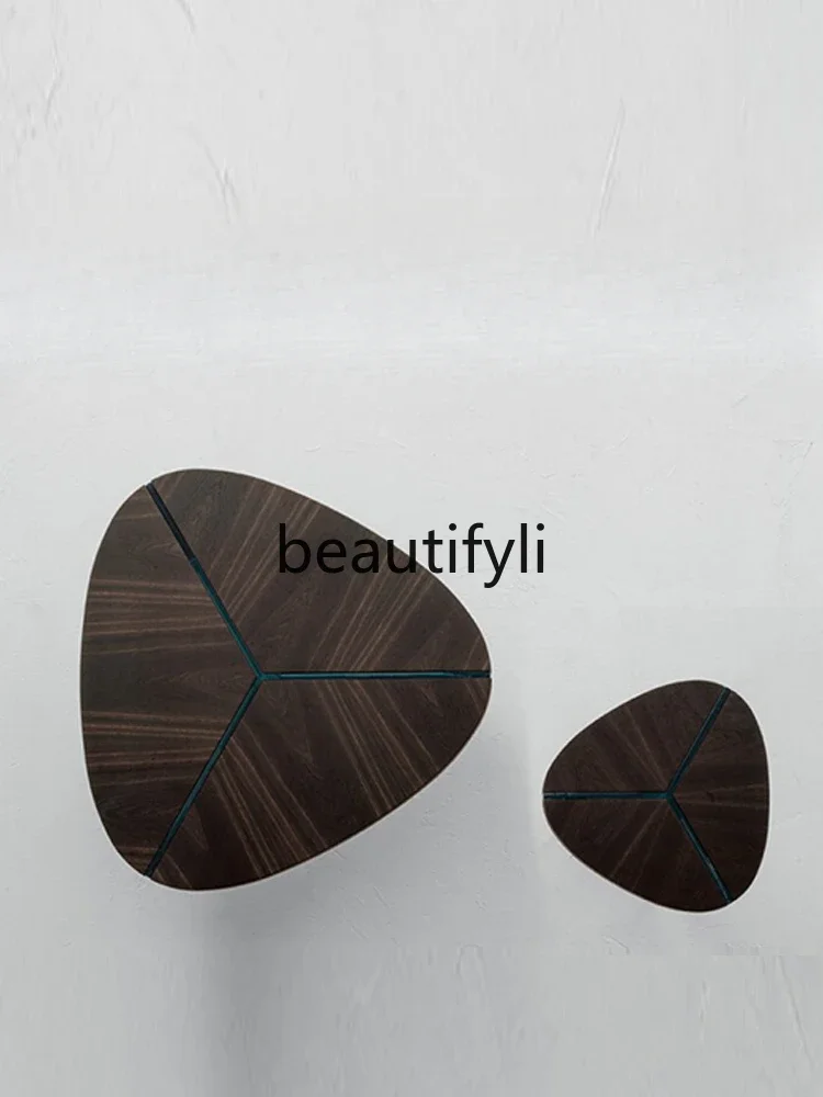 Размер комбинированный кофейный столик подвесной стеклянный ореховый массив