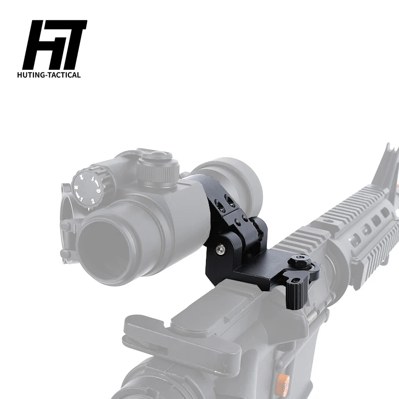Airsoft Flip to Side QD Mount Red Dot Base Fit Picatinny Rail Magnifier прицел Aimpoint Охотничья винтовка