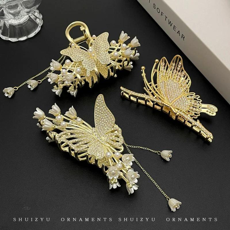 Fashion Hairpins Metal Hair Accessories Geometric Pincer Barrette