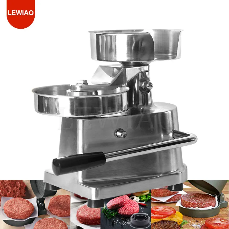 

Hamburger Machine Manual Hand Operated Patty Press Round Separator