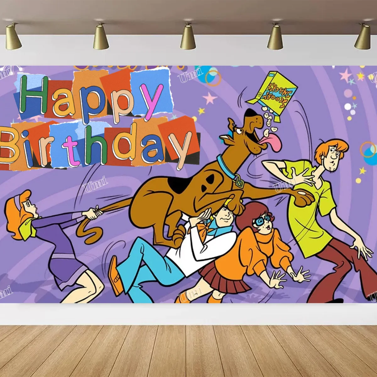 Мультфильм Ssc &amp oobY тематический фон собака дети любимые принадлежности для дня