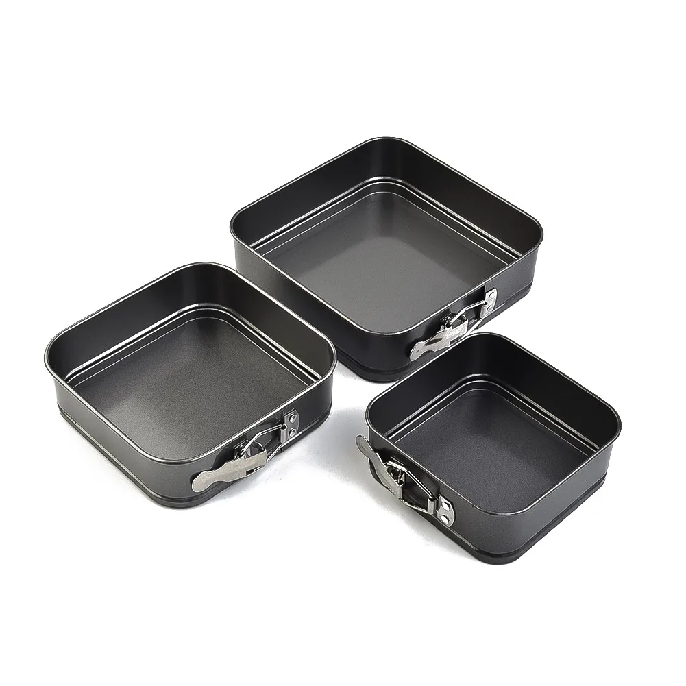 

12/15/18CM Carbon Steel Baking Molds Bakeware Non Stick Spring Form Round Cake Baking Pans Cake Kitchen Tools