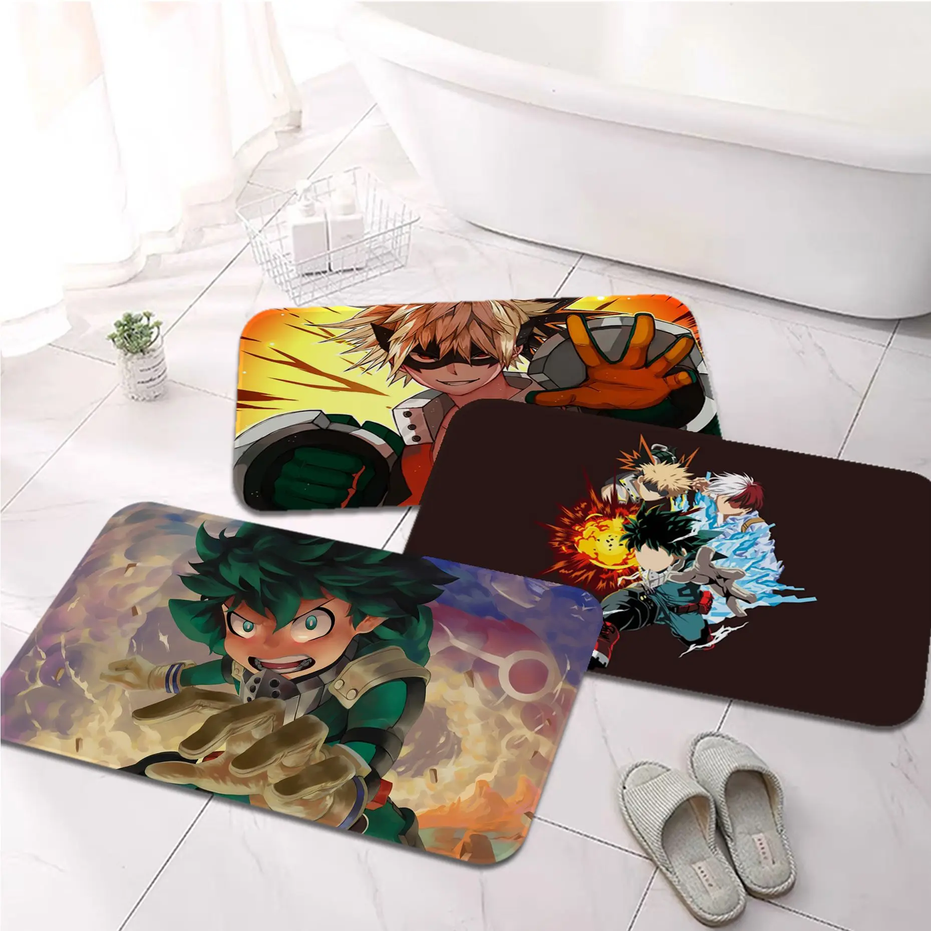 

My Hero Room Mats Nordic Style Bedroom Living Room Doormat Home Balcony Anti-Slip Hotel Decor Mat