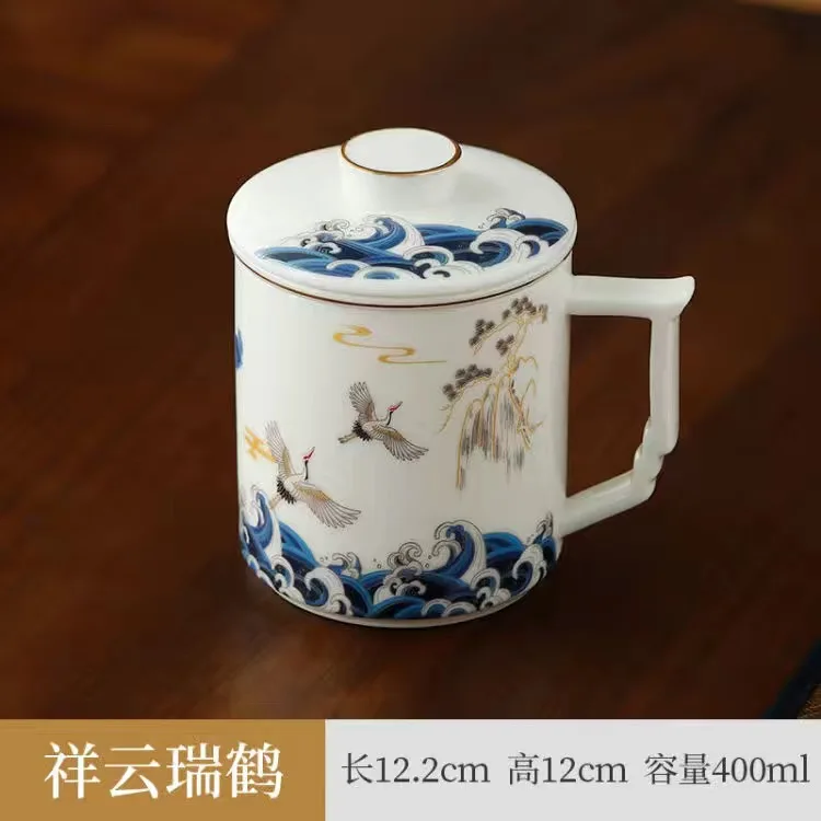 

Керамическая кружка с фильтром ручной работы