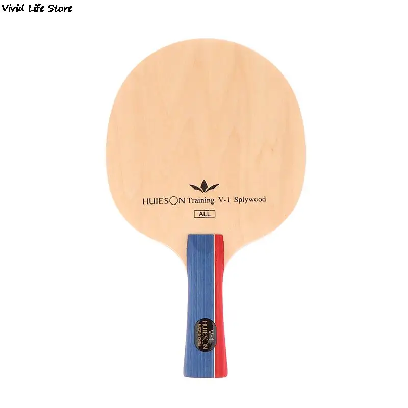 

5-Ply Pure Wood Training Table Tennis Racket Base Plate Lightweight Ping Pong Bat Carbon Racket Blade Plywood DIY Paddle Accs
