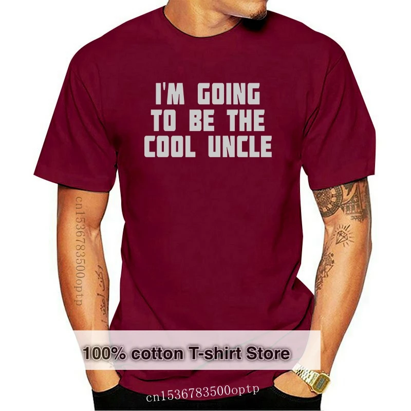 

2019 Забавные футболки, я собираюсь быть крутым дядом, семейная футболка 2018, модная футболка, Мужская футболка